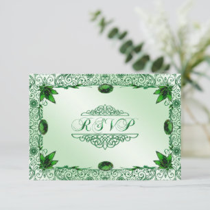 Élégant 55e anniversaire du Mariage Invitation RSV