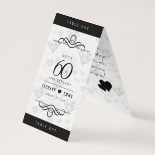 Élégant 60e anniversaire de Mariage de diamant