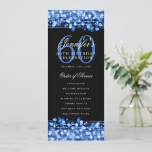 Élégant 60e anniversaire Programme Merci de la Mar