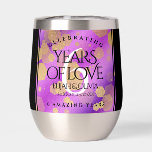 Élégant 6ème anniversaire de Mariage d'Améthyste