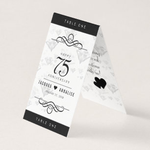 Élégant 75e anniversaire de Mariage de diamant