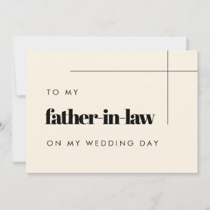 Élégant à mon père en droit sur ma carte de jour d
