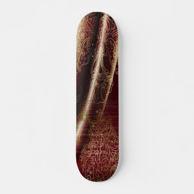 Elégant Abatract Art 1 Skateboard (Devant)