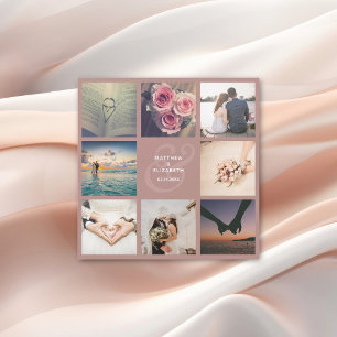 Elégant Ampersand Photo Collage Mariage Merci