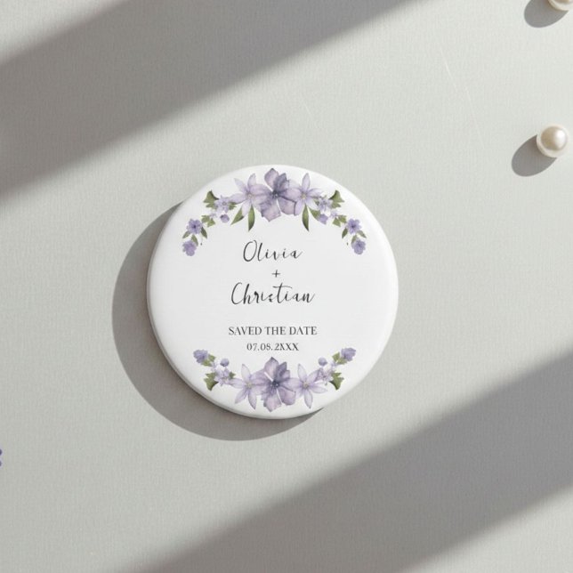Elegant and Personalized Save the Date Magnet (Créateur téléchargé)