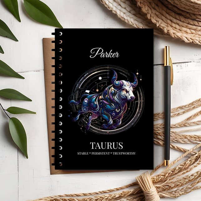 Elégant aquarelle Taurus Zodiac Journal (Créateur téléchargé)