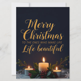 Élégant Art Lettré de Compliments de Noël