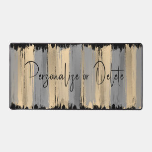 Elégant Art Moderne Taupe Silver Grey Luxe Classy