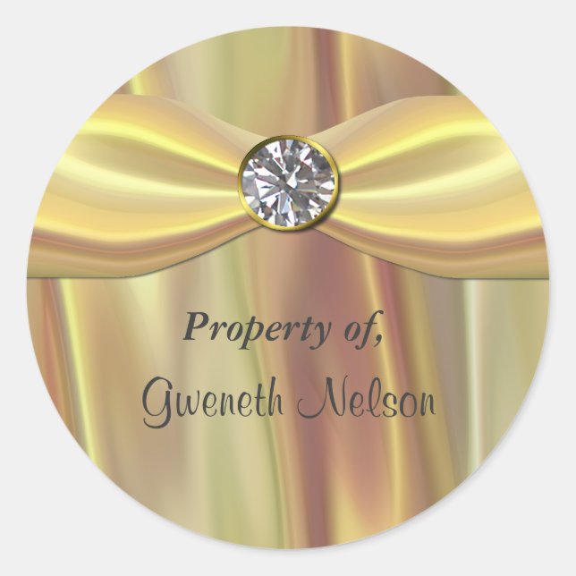 Élégant autocollant de plaque (Devant)