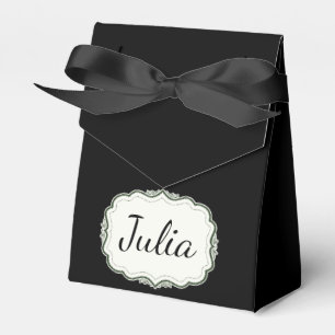 Élégant automne vert saint Ballotins noirs