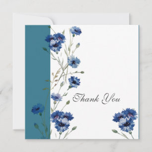 Élégant avec des fleurs bleues