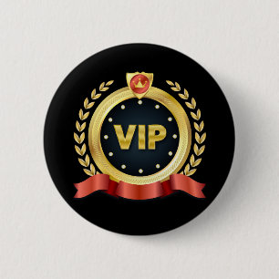 Élégant badge d'accès noir VIP