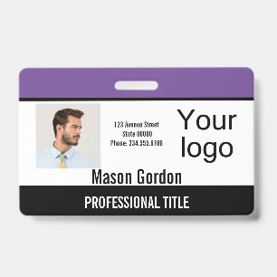 Élégant badge minimaliste