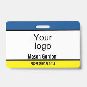 Élégant badge minimaliste