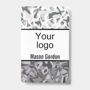 Élégant badge minimaliste