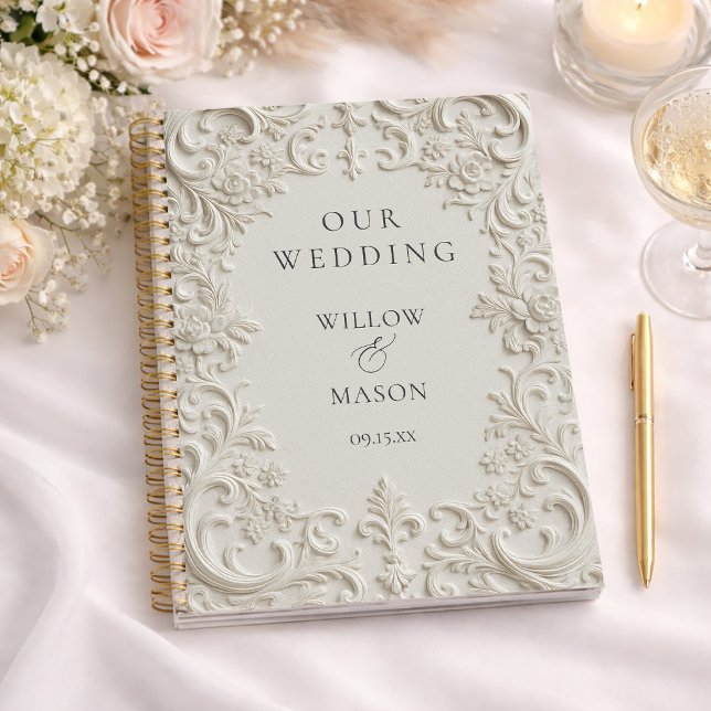 Elegant Baroque Ivory Floral Classic Wedding (Elegant Baroque Ivory Floral Classic Wedding Planner)