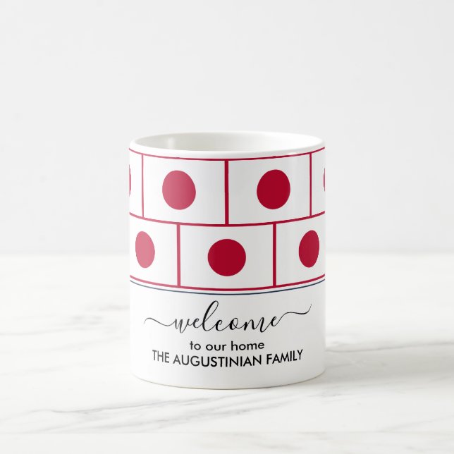 Elégant Bienvenue JAPON FLAG Coffee Mug (Centre)