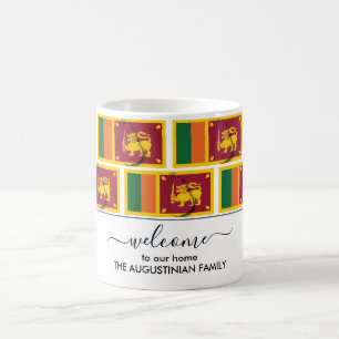 Elégant Bienvenue SRI LANKA FLAG Café Mug