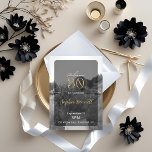 Elégant Black and Gold 30th Birthday Invitation<br><div class="desc">Célébrez le grand 3-0 dans un style intemporel avec cette élégante invitation de 30ème anniversaire noir et or. Doté d’un arrière - plan photo complet, d’un script or gracieux et d’une mise en page raffinée, cette invitation est parfaite pour un anniversaire marquant d’une femme sophistiquée. Personnalisez-le avec le nom, la...</div>