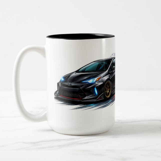 Elegant Black Car Mug (Gauche)