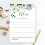 Elégant blanc Orchidées Bohème carte de conseil nu<br><div class="desc">Elégante carte de conseil de mariée Bohème Orchidées Blanches. Personnalisez avec la mariée le nom et la date de la douche. Pour plus de personnalisation,  cliquez sur le lien "customiser plus loin". Si vous avez besoin d'aide,  contactez-moi s'il vous plaît.</div>