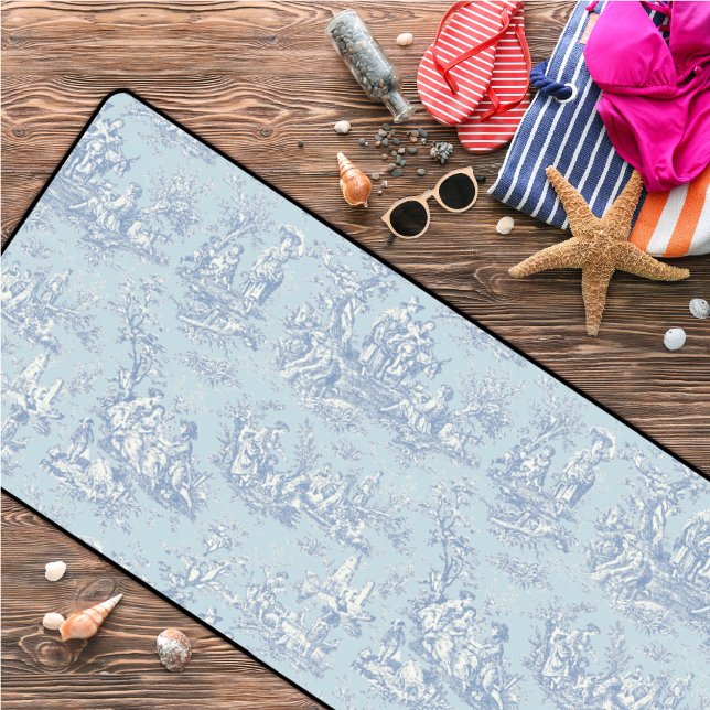 Elégant bleu vintage gris toile de jouy (Créateur téléchargé)