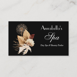 Elegant Boho Spa Carte de visite