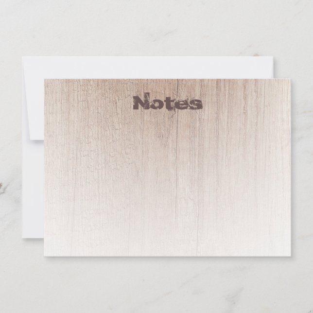 Elégant bois look Modèle moderne texte désordonné (Devant)