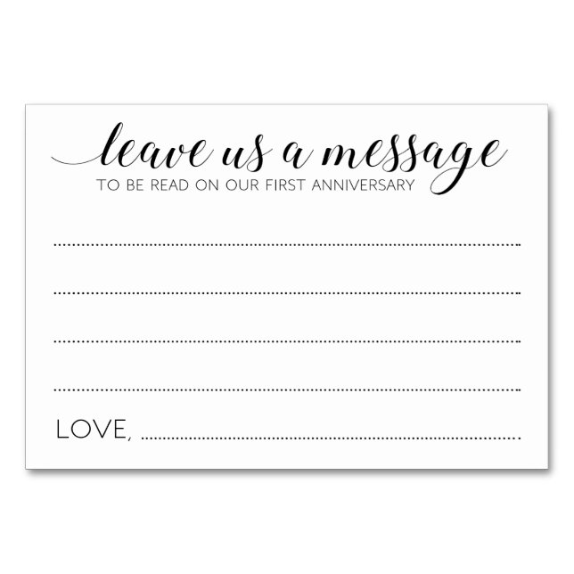 Elégant Boîte de mémoire Livre d'invité Cartes de  (Devant)