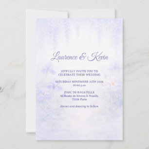 Elegant Botanical Wedding Invitation