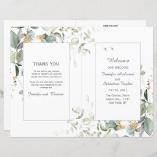 Elégant Botanique Eucalyptus Mariage de verdure