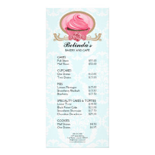 Elégant Boulangerie Cupcake Promo Liste de prix