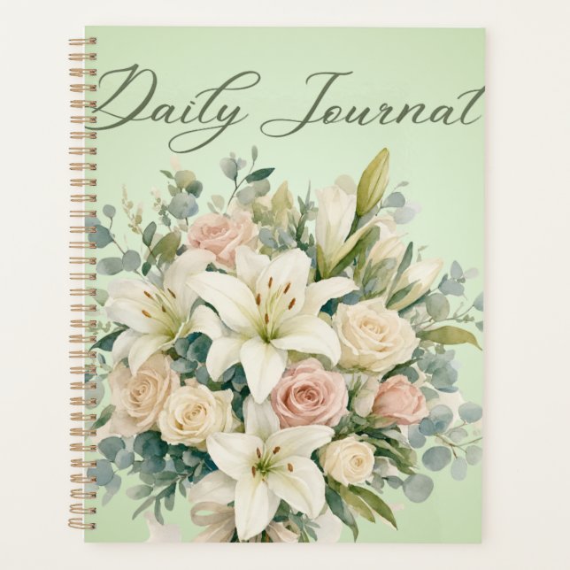 | Élégant bouquet floral pastel et botanique  (Devant)