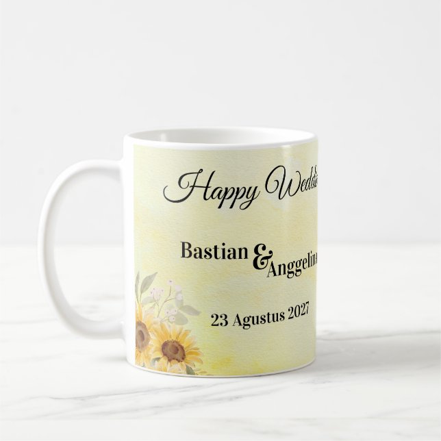 Elegant Bridesmaid Gift Mug (Gauche)