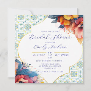 Elégant budget Carreaux marocains Floral