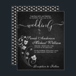 Élégant budgetFleurs Faire-part de mariage blanc<br><div class="desc">Elégante Fleurs Florales Faire-part de mariage blanc. Simple et moderne à compléter avec vos détails facilement et rapidement. Consultez ma boutique pour voir l'ensemble de la suite pour ce design.</div>