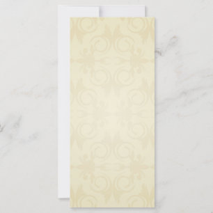 Élégant cadeau mariage damassé jaune