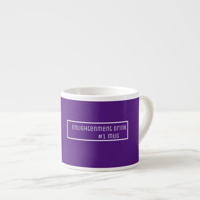 Élégant café Espresso Lumière Boire Mug #1 (Devant droit)
