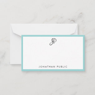 Élégant calligraphie Monogramme minimaliste Modèle
