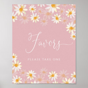 Elegant Calligraphy Favors Poster