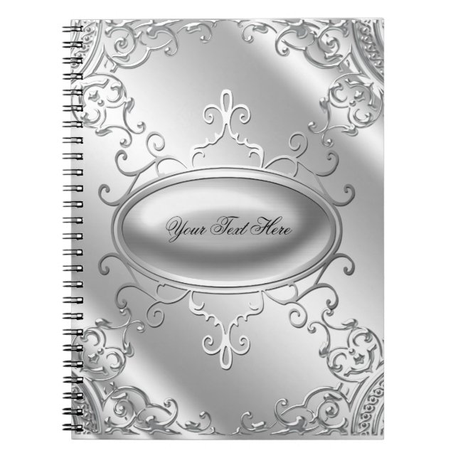 Élégant Carnet Argent (Devant)