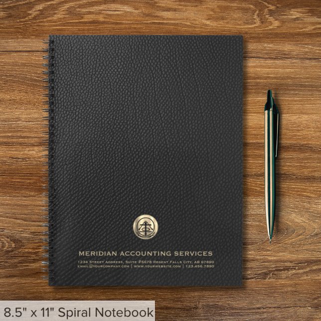 Élégant Carnet de logo comptable (Créateur téléchargé)
