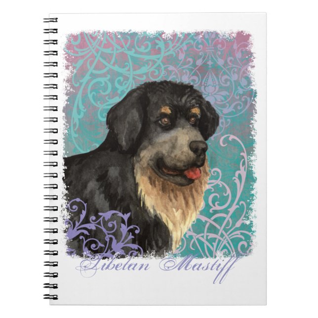 Élégant Carnet du Mastiff tibétain (Devant)