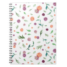 Elégant Carnet Floral - Beau cadeau d'anniversaire