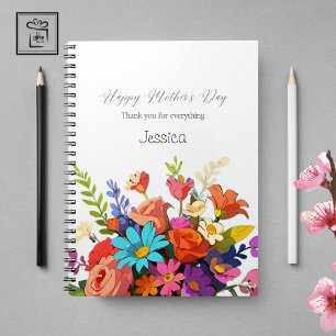 Élégant Carnet floral dynamique sur mesure