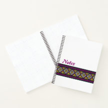 Élégant carnet motif Ankara