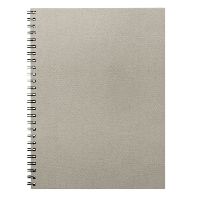 Élégant Carnet photo spirale gris clair (Devant)