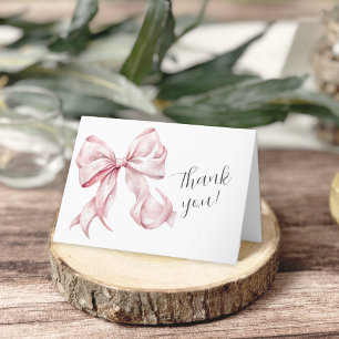Elégant Carte de remerciements de Baby shower de p