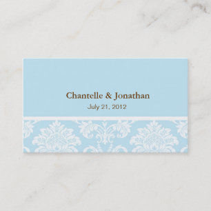 Élégant Carte de visite Damask