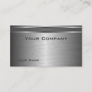 Élégant Carte de visite d'entreprise en argent bro